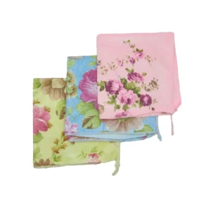 دستمال حوله ای گلدار